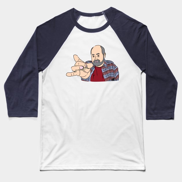 Kim's Convenience Appa Flick Baseball T-Shirt by AltTabStudio